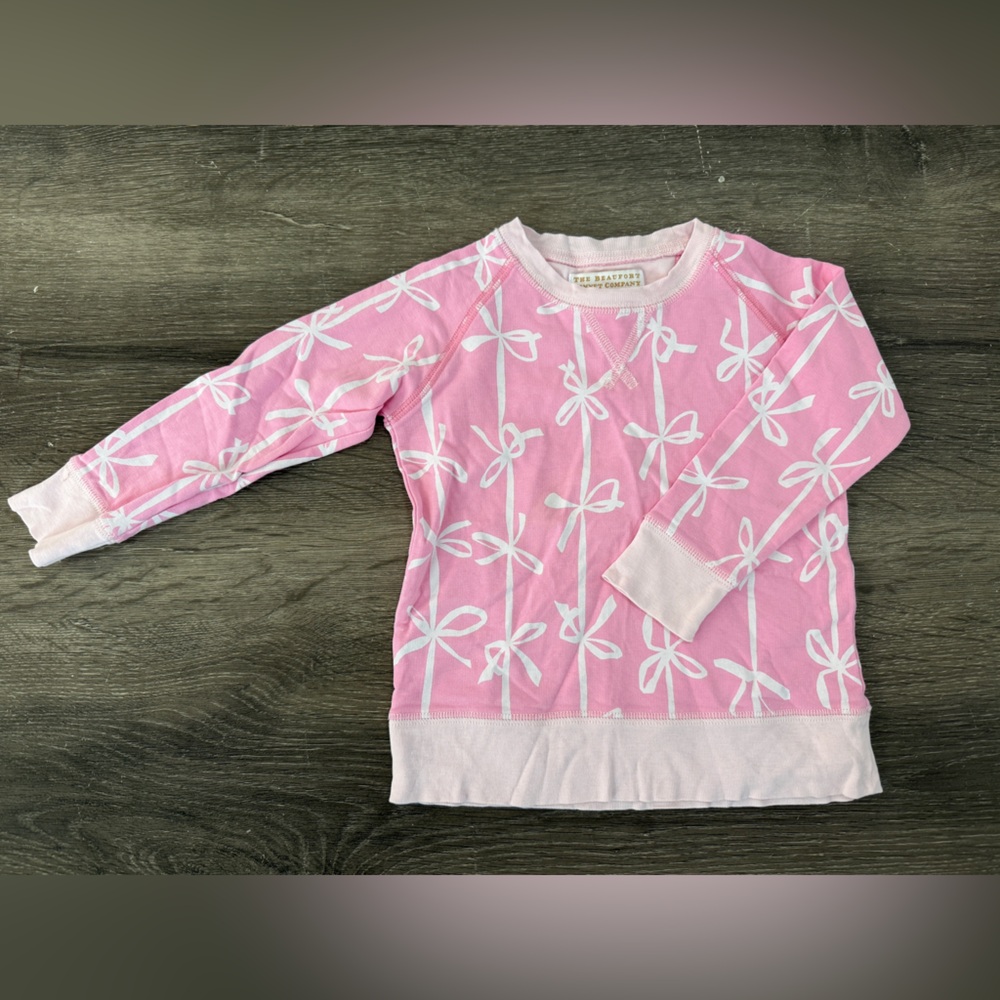 🎀 TBBC EUC Pink Braselton Bows Cassidy Crewneck 18-24M